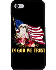 In God we trust shih tzu Gift for you Phone Case tile