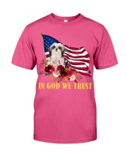 In God we trust shih tzu Gift for you Premium Fit Mens Tee tile