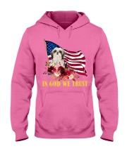 In God we trust shih tzu Gift for you Hooded Sweatshirt tile