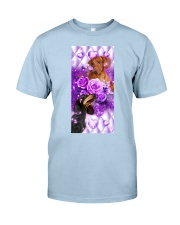 Dachshund Jewelry rose diamond Gift for you Classic T-Shirt tile