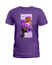 Dachshund Jewelry rose diamond Gift for you Ladies T-Shirt tile
