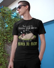 Pug Follow your dream Gift for U Classic T-Shirt apparel-classic-tshirt-lifestyle-17