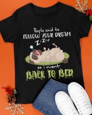 Pug Follow your dream Gift for U Classic T-Shirt apparel-classic-tshirt-lifestyle-front-83
