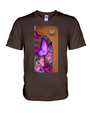 Butterfly magical insects bugs lover wings lover V-Neck T-Shirt tile