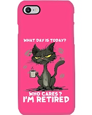 Cat I Am Retired Phone Case tile