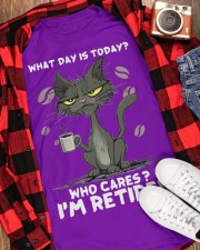 Cat I Am Retired Classic T-Shirt apparel-classic-tshirt-lifestyle-front-163