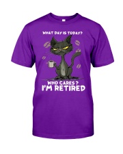 Cat I Am Retired Classic T-Shirt front