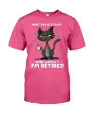 Cat I Am Retired Premium Fit Mens Tee tile