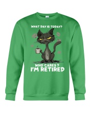 Cat I Am Retired Crewneck Sweatshirt tile
