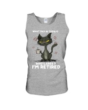 Cat I Am Retired Unisex Tank tile