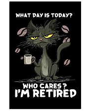 Cat I Am Retired Vertical Poster tile