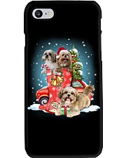 Cute Shih Tzu Merry Christmas - For Dog Lovers Phone Case tile