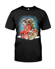Cute Shih Tzu Merry Christmas - For Dog Lovers Premium Fit Mens Tee tile