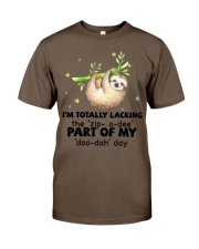 Sloth i am totally sloth lovers Classic T-Shirt tile