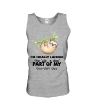 Sloth i am totally sloth lovers Unisex Tank tile