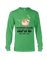 Sloth i am totally sloth lovers Long Sleeve Tee tile