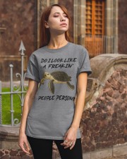 Turtle freakin people person turtle lovers Classic T-Shirt apparel-classic-tshirt-lifestyle-06