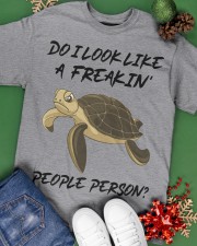 Turtle freakin people person turtle lovers Classic T-Shirt apparel-classic-tshirt-lifestyle-back-69