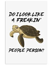 Turtle freakin people person turtle lovers Vertical Poster tile