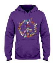 Butterfly and peace gift for you Hooded Sweatshirt tile