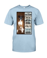 Boxer i am your friend boxer lover Classic T-Shirt tile
