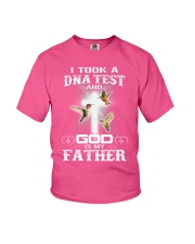 Hummingbird god is my father bird lover Youth T-Shirt tile
