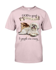 Shih tzu Coffee is good Gift for you Premium Fit Mens Tee tile