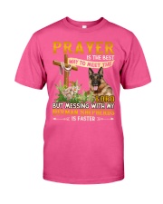 Messing with my German Shepherds Gift for you Classic T-Shirt tile