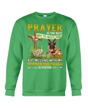 Messing with my German Shepherds Gift for you Crewneck Sweatshirt tile