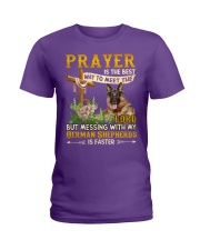 Messing with my German Shepherds Gift for you Ladies T-Shirt tile