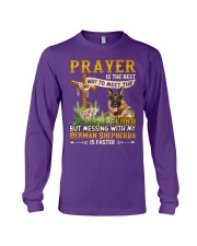 Messing with my German Shepherds Gift for you Long Sleeve Tee tile