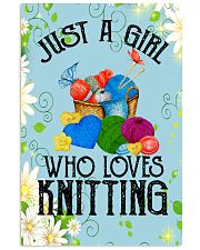 Knitting A girl who loves Gift for you Vertical Poster tile