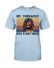Cavalier king a wet nose gift for dog mom Classic T-Shirt tile