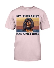 Cavalier king a wet nose gift for dog mom Premium Fit Mens Tee tile