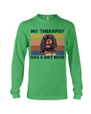 Cavalier king a wet nose gift for dog mom Long Sleeve Tee tile