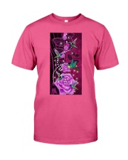 Hummingbird Pink diamond rose Gift for you Premium Fit Mens Tee tile