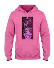 Hummingbird Pink diamond rose Gift for you Hooded Sweatshirt tile