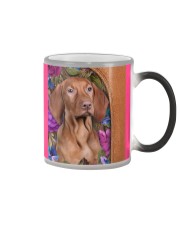 Vizsla magical gift for dog mom Color Changing Mug tile