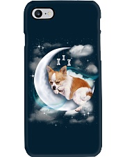 Cute Corgi Sleeping On The Moon - For Dog Lovers Phone Case tile