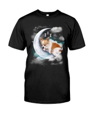 Cute Corgi Sleeping On The Moon - For Dog Lovers Classic T-Shirt tile