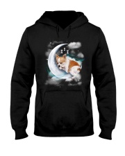 Cute Corgi Sleeping On The Moon - For Dog Lovers Hooded Sweatshirt tile