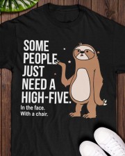 Sloth high-five sloth lover Classic T-Shirt apparel-classic-tshirt-lifestyle-front-160