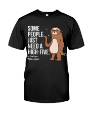Sloth high-five sloth lover Classic T-Shirt front