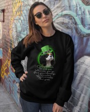 Cavalier king charles spaniel may good luck be Crewneck Sweatshirt lifestyle-unisex-sweatshirt-front-3