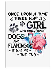 Flamingo and dog it was me flamingo lovers Vertical Poster tile