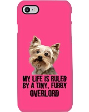 Yorkshire terrier my life is ruled yorkie lovers Phone Case tile