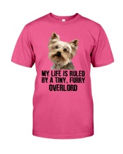 Yorkshire terrier my life is ruled yorkie lovers Premium Fit Mens Tee tile
