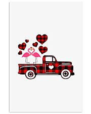 Flamingo love car bird lover Vertical Poster tile