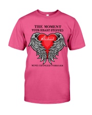 Husband the moment your heart stopped family gift Premium Fit Mens Tee tile