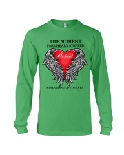 Husband the moment your heart stopped family gift Long Sleeve Tee tile